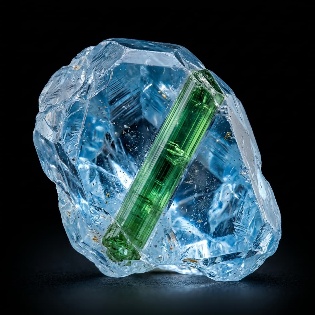 Ceylon Gemstone Inclusions Close-up